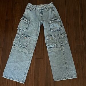 Garage Women's Light Blue Wide Leg Jeans